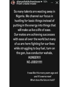 What does the future of Nigeria hold for our children? - Chef T laments